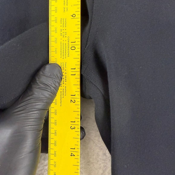 Spanx The Perfect Black Ponte Ankle Pants Womens Small Pull On Stretch High-Rise - Picture 7 of 16